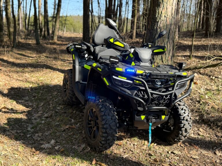 Quad CFORCE 850 Touring przystosowany do działań ratowniczych